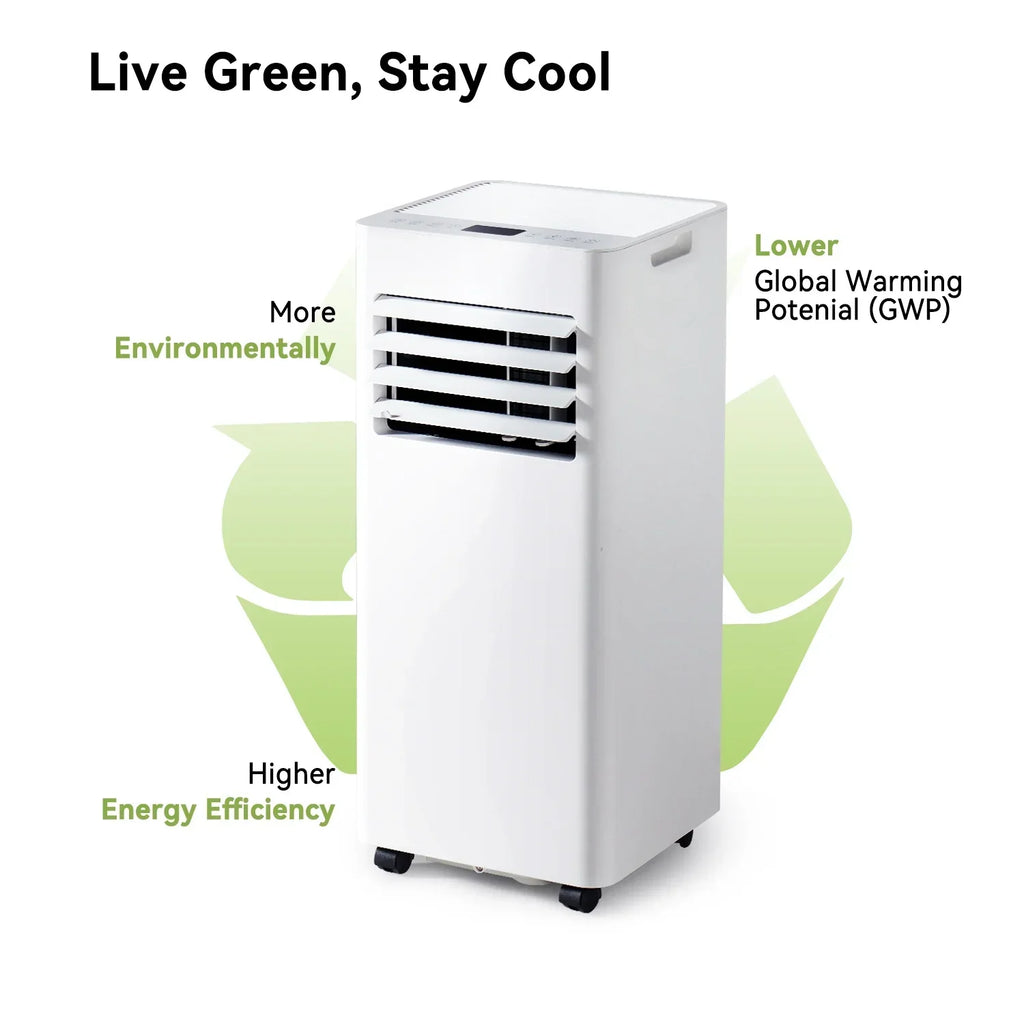 2026 NewBapipro 10,000 BTU Smart Portable AC - WiFi/Remote, 4-in-1 for 300 Sq.Ft, 24H Timer, Window Kit, "55dB, ETL Certified