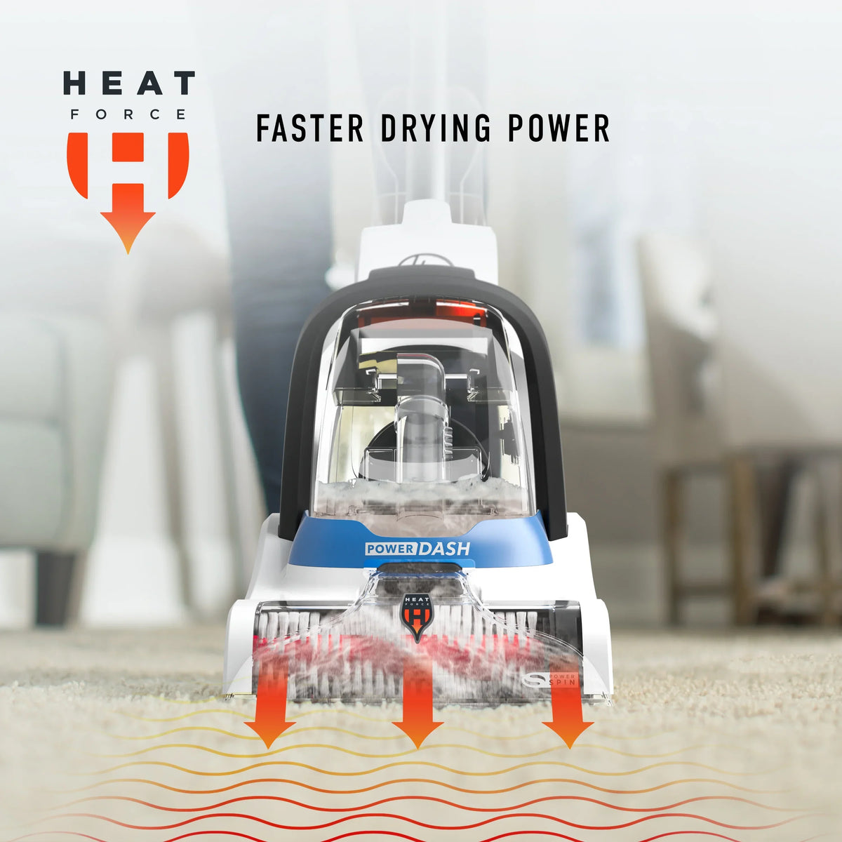 2026 NewHoover PowerDash Pet, Carpet Cleaner Machine, Carpet & Rugs, for Small Spaces, Compact, Lightweight, FH50710CN
