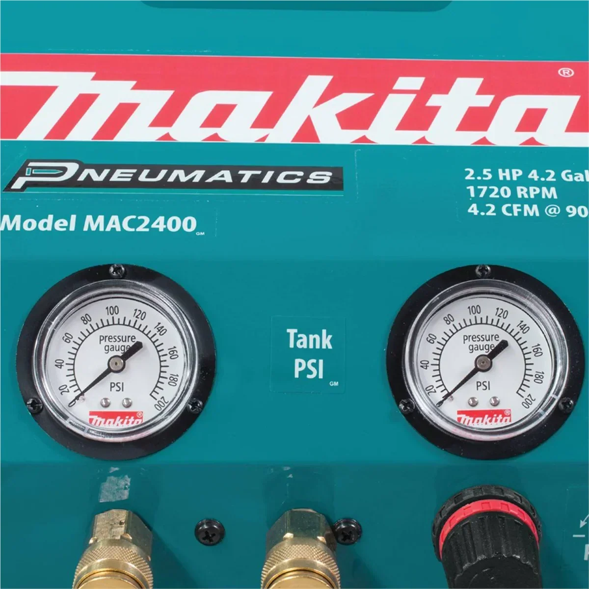 2026 NewMakita 2.5 HP Big Bore&trade; Air Compressor (Twin Stack)