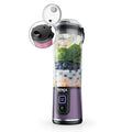 2026 NewNinja Blast Portable Blender, Cordless, 18oz. Vessel, Personal Blender for Shakes & Smoothies, BPA Free, Leakproof Lid & Sip Spout, USB-C Rechargeable, Dishwasher Safe Parts, Metallic Purple,