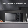 2026 NewTOSHIBA 7-in-1 Countertop Microwave Oven Air Fryer Combo, Inverter, Convection, Broil, Speedy Combi, Even Defrost, Humidity Sensor, Mute Function, 27 Auto Menu&47 Recipes, 1.0 cu.ft/30QT, 1000W