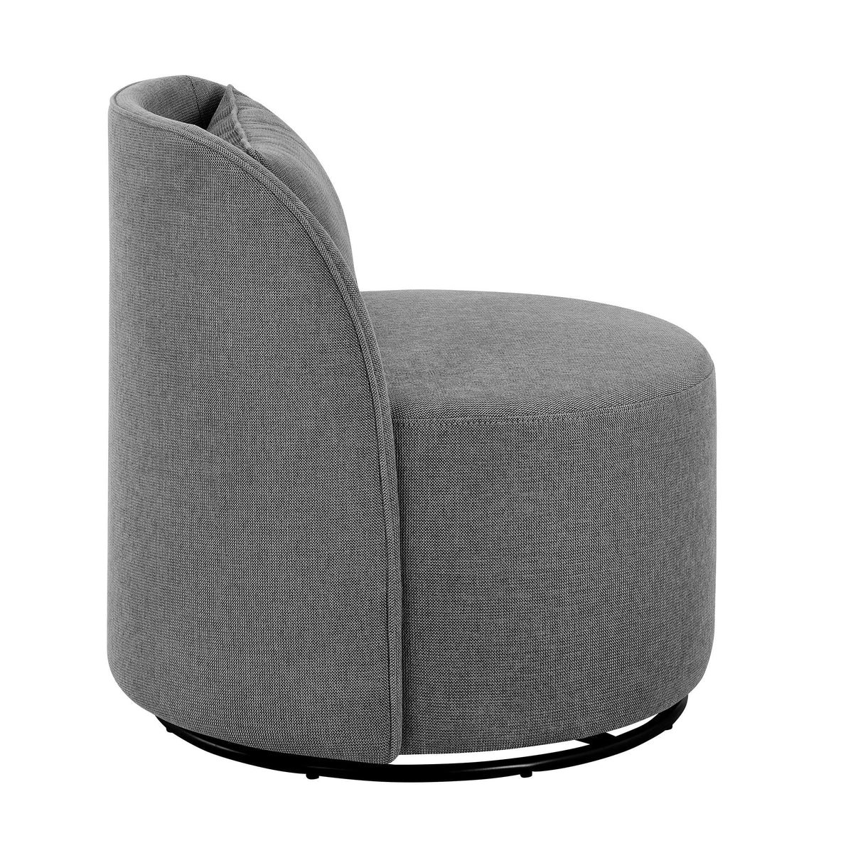 2026 NewBetter Homes & Gardens Juliet Modern Arch Swivel Accent Chair, Cream Boucle