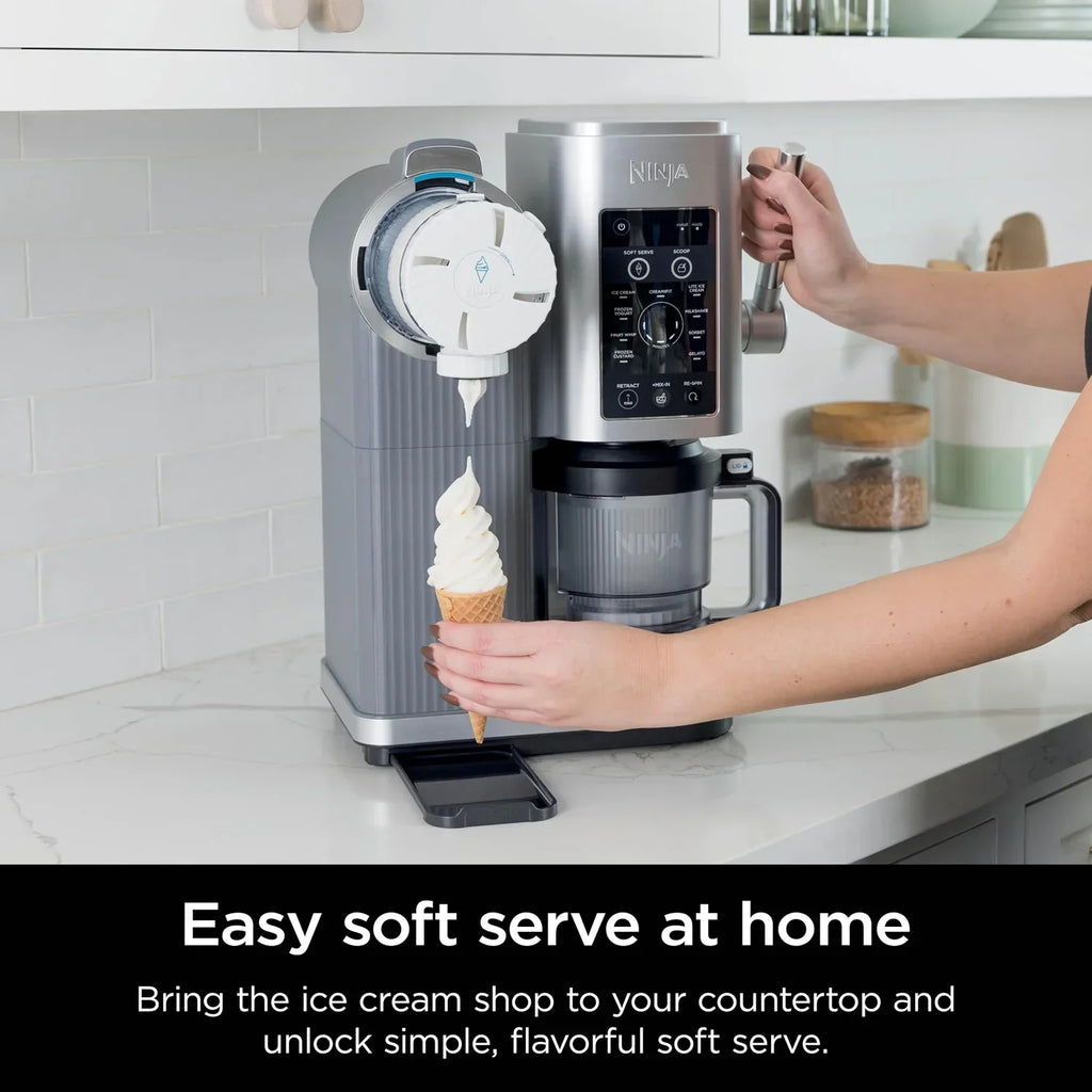 2026 NewRestored Ninja CREAMi Swirl 13-in-1 Soft Serve Ice Cream Machine - Factory (Refurbished)