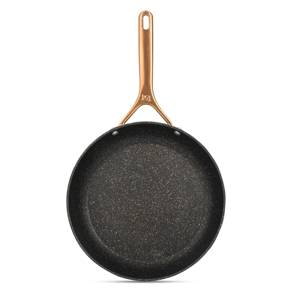 2026 NewThyme & Table Supreme 12-Piece Non-Stick Cookware Set, Pots and Pans Set- Bronze