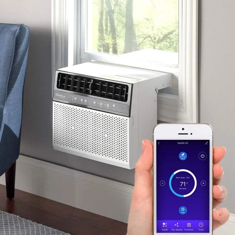 2026 NewRestored Soleus Air 8,000 BTU Saddle Window Air Conditioner with Wi-Fi (Refurbished)