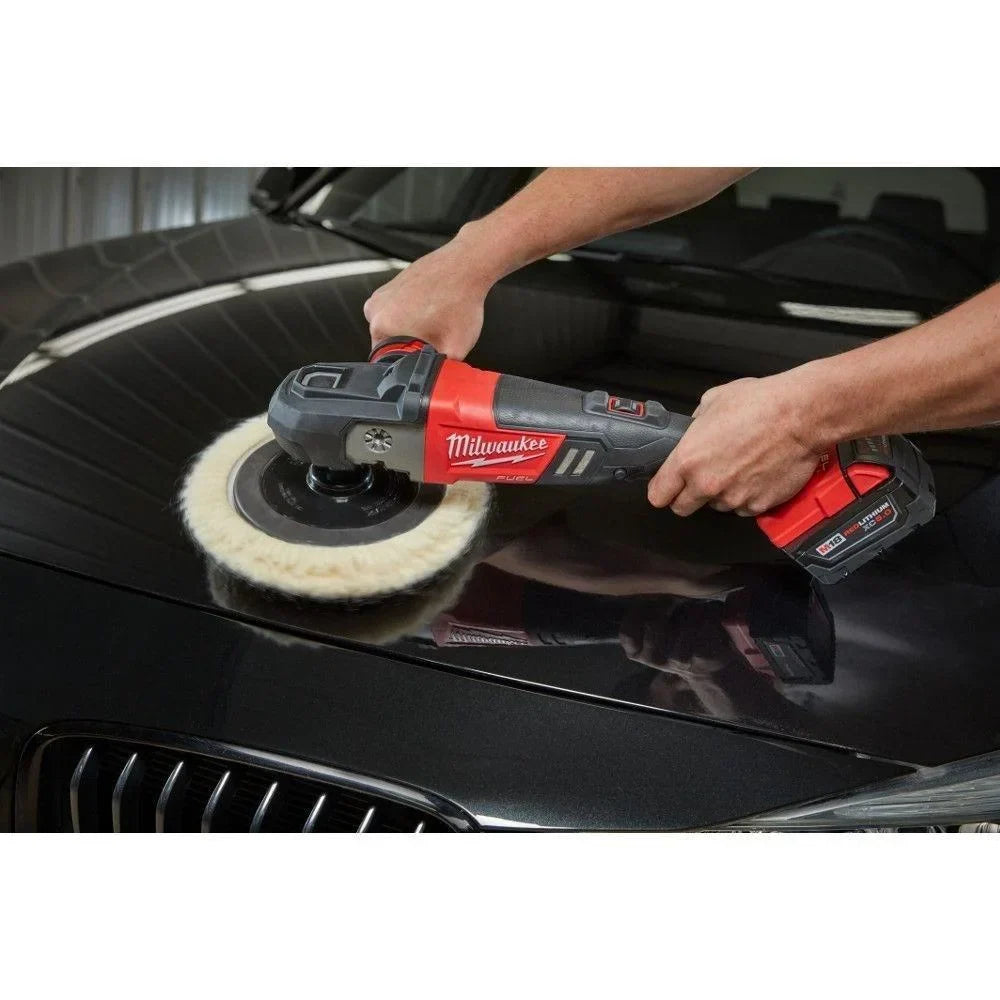 2026 NewMilwaukee 2738-20 M18 18-Volt FUEL Lithium-Ion Brushless Cordless 7 inch Variable Speed Polisher (Tool-Only)