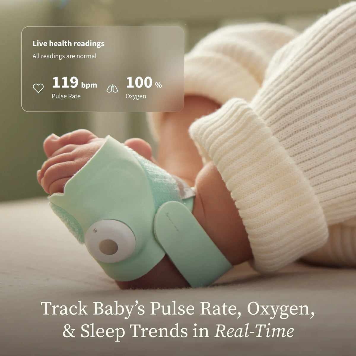 2026 NewOwlet Dream Duo (3rd Gen) �C FDA-Cleared, All-in-One Smart Baby Monitoring with Sock & 2K HD Cam
