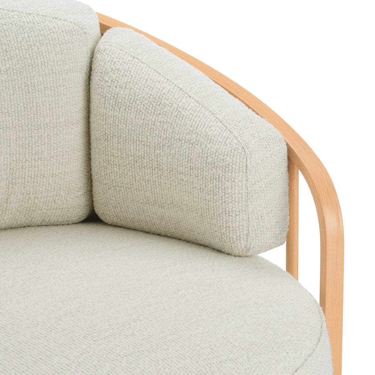 2026 NewBetter Homes & Gardens Lillian Swivel Birdcage Accent Chair, Cream Linen