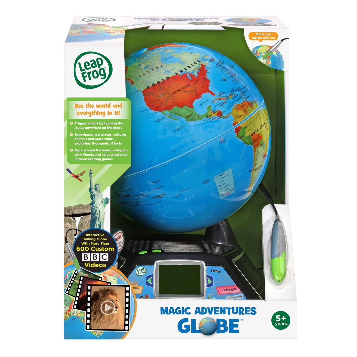 2026 NewLeapFrog Magic Adventures Globe with Accessories, Baby and Toddler Toys