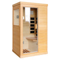 2026 NewOUTEXER 800W Far Infrared Sauna with Carbon Heaters, Canadian Hemlock Wood, Indoor Use