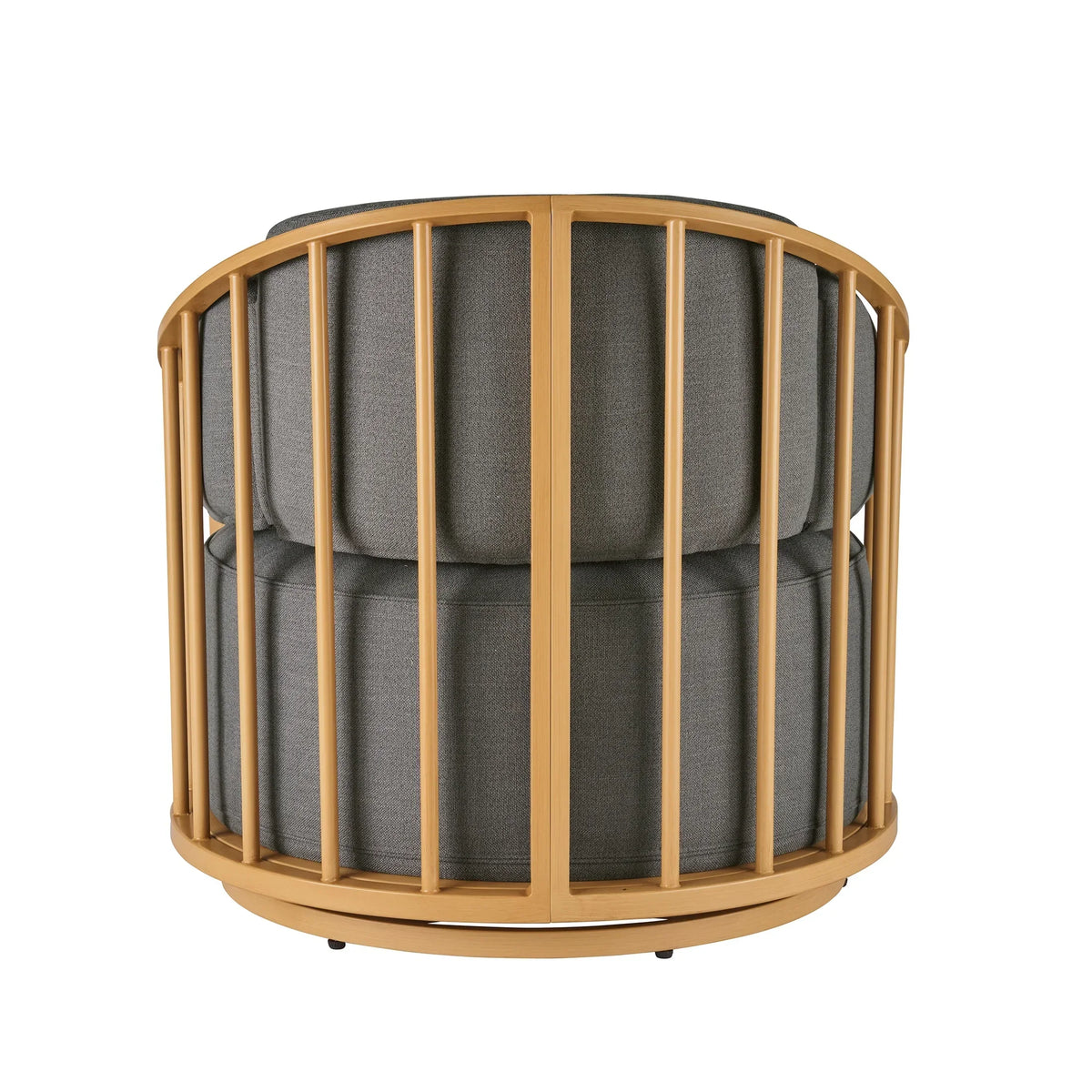 2026 NewBetter Homes & Gardens Lillian Swivel Birdcage Accent Chair, Cream Linen