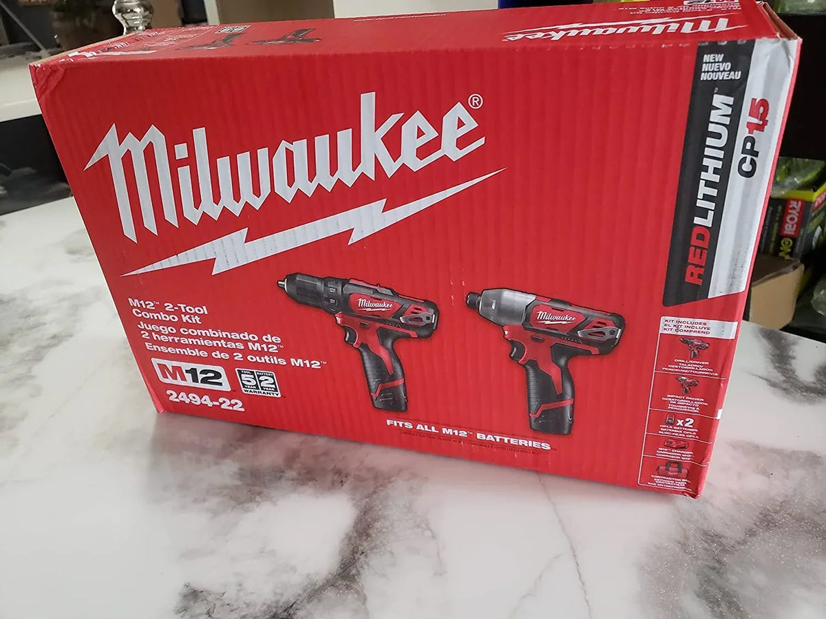 2026 NewMilwaukee 2494-22 Kit with Free M12 2.0Ah Compact Battery