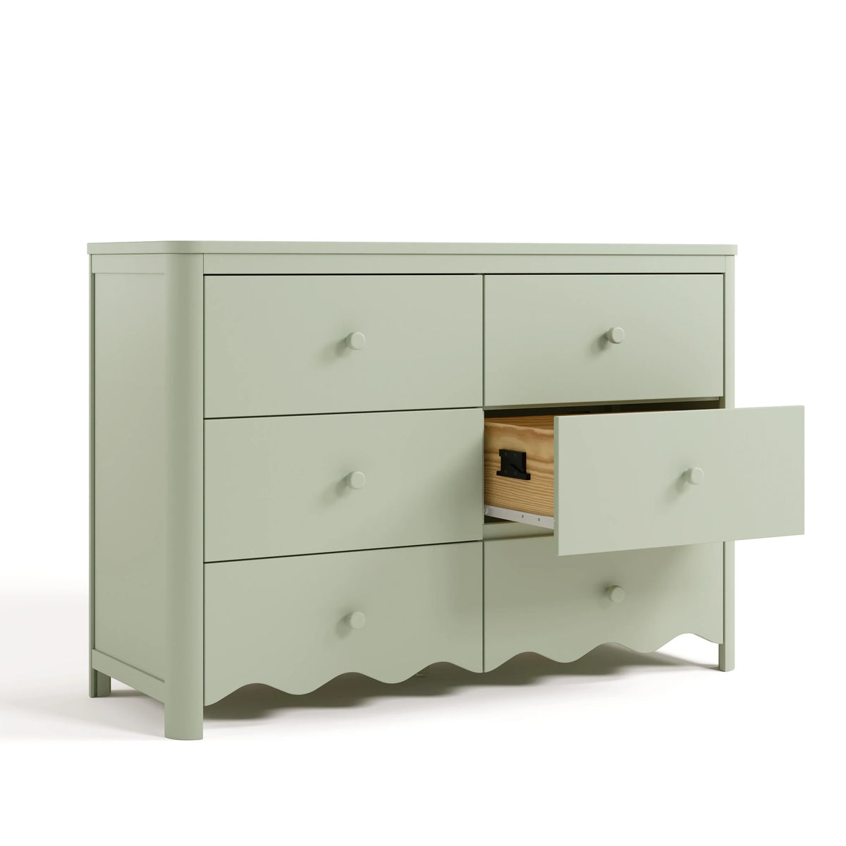 2026 NewStorkcraft Casablanca 6 Drawer Nursery Dresser, Sage