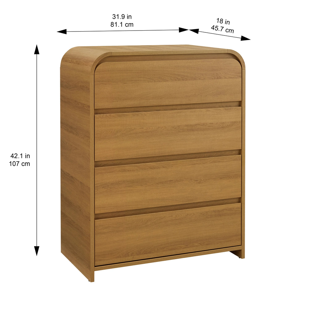2026 NewBetter Homes & Gardens Juliet Dresser, Light Honey Finish