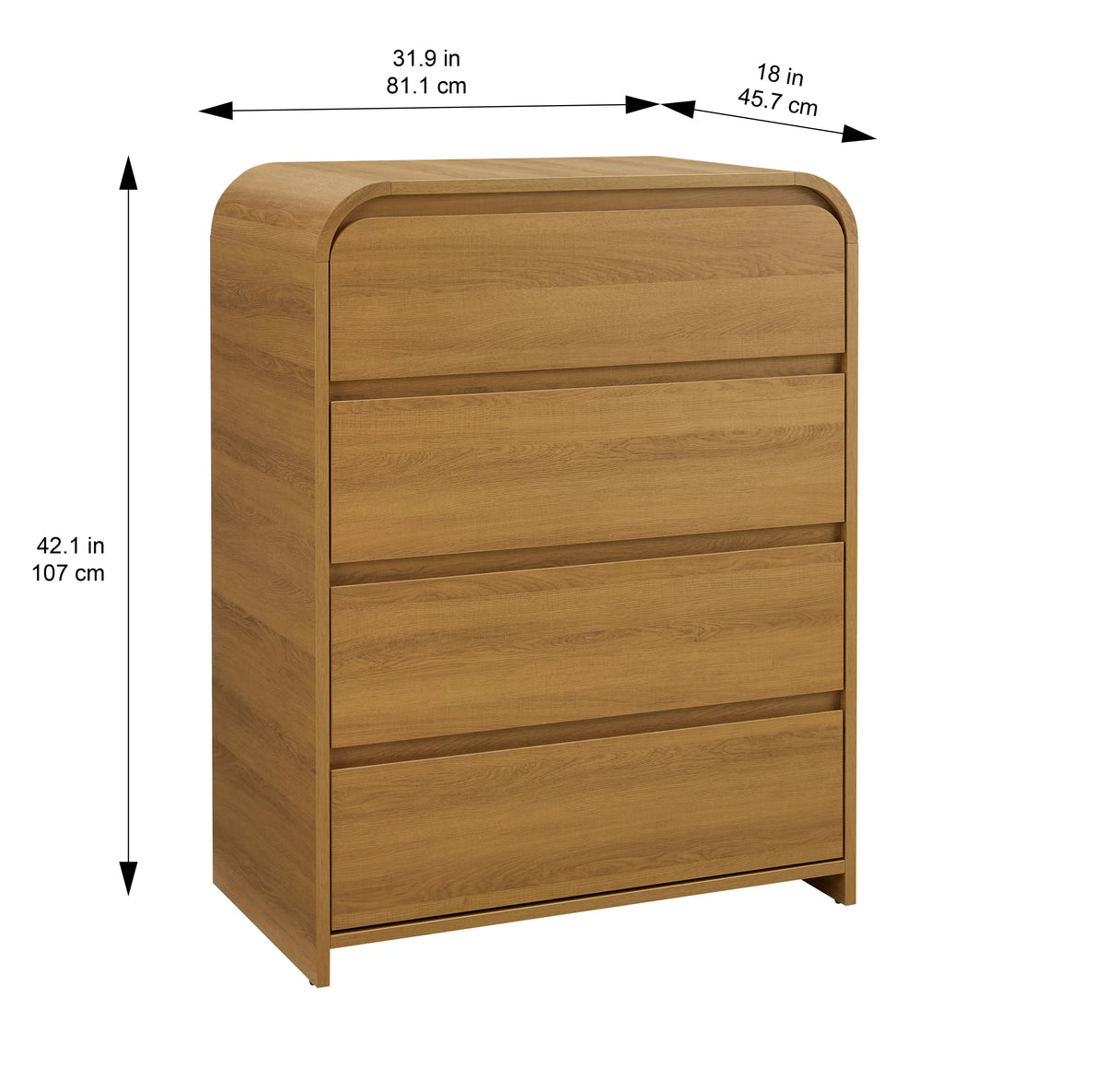 2026 NewBetter Homes & Gardens Juliet Dresser, Light Honey Finish