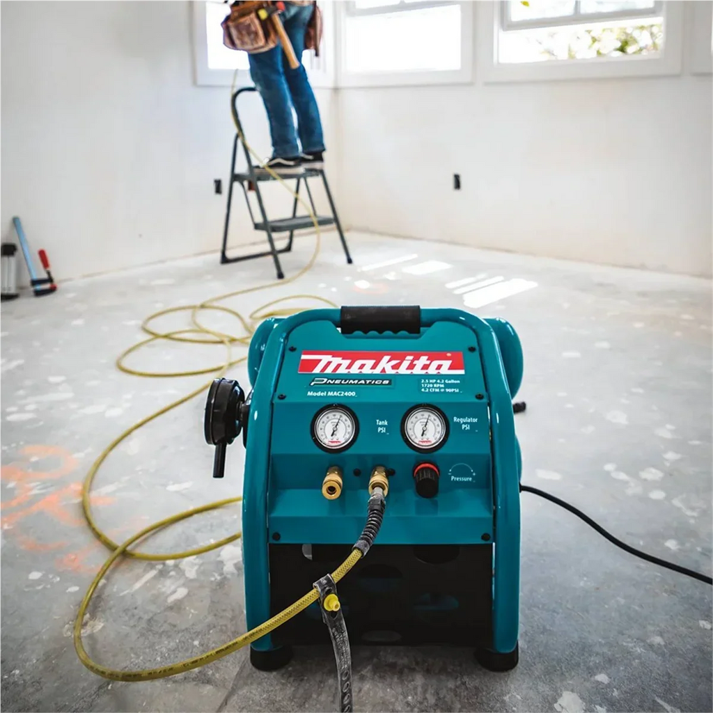 2026 NewMakita 2.5 HP Big Bore&trade; Air Compressor (Twin Stack)
