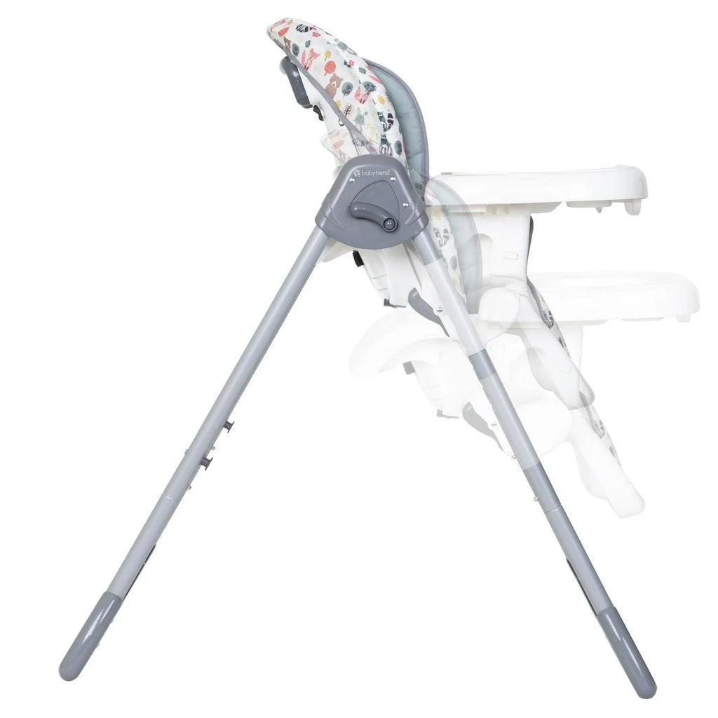 2026 NewBaby Trend Sit Right 3-In-1 High Chair. Forest Party