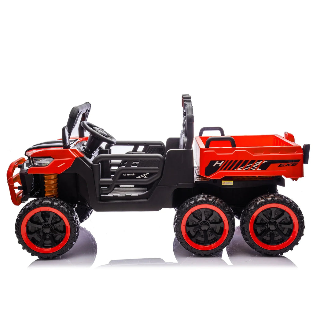 2026 NewXuanlur 24V 2 Seater Kids Ride on Car Truck, Ride on UTV W/ 2x200W Motor, 24 Volt Ride on Toys W/ Dump Bed/Shovel, Electric Car for Kids W/ Durable Tires, LED Light, Music, Remote Control, Black