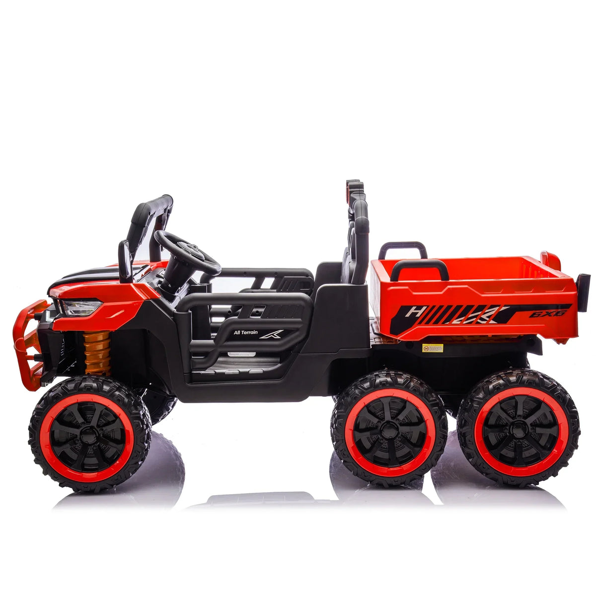 2026 NewXuanlur 24V 2 Seater Kids Ride on Car Truck, Ride on UTV W/ 2x200W Motor, 24 Volt Ride on Toys W/ Dump Bed/Shovel, Electric Car for Kids W/ Durable Tires, LED Light, Music, Remote Control, Black