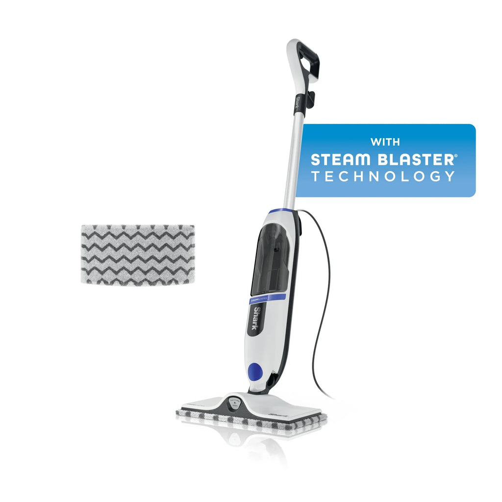2026 NewShark SteamSpot Steam Mop with Steam Blaster for Sealed Hard Floors, XL Removable Tank, Washable Dirt Grip Pad, 2 Modes,S2000