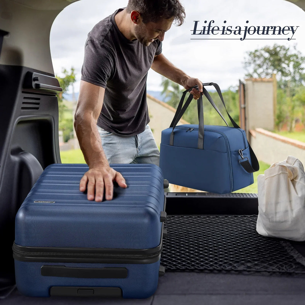 2026 NewMIUSSE Luggage Sets 3 Piece, 20 Inch Carry On Luggage with Wheels, 100% PC Hardshell Suitcase with TSA Lock, Carry On Suitcases Airline Approved With Travel Backpack for Men Women