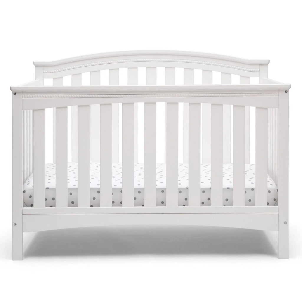 2026 NewDelta Children Waverly 6-in-1 Convertible Baby Crib. Grey