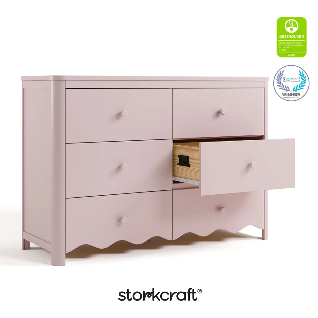 2026 NewStorkcraft Casablanca 6 Drawer Nursery Dresser, Sage