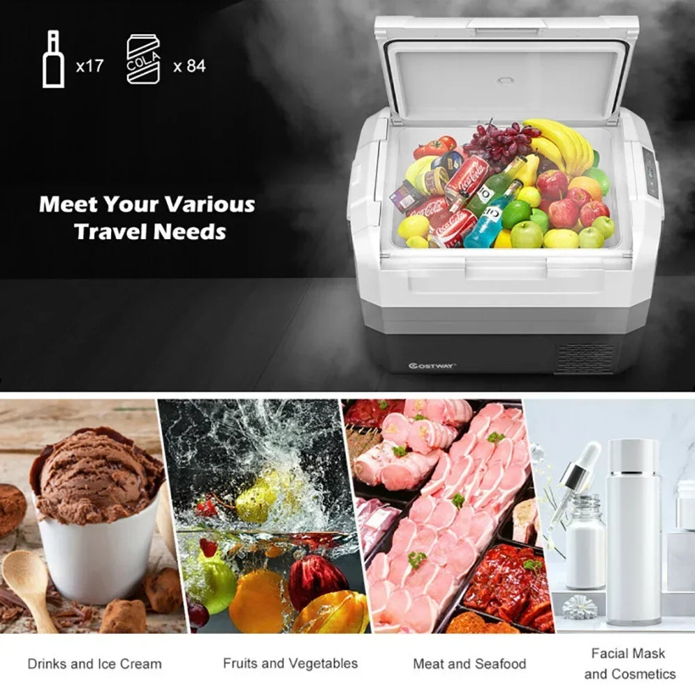 2026 NewAimee Lii 58 Quart Portable Electric Camping Car Cooler, Travel Cooler, Outdoor Picnic Camping Equipment for Camping Hiking Traveling
