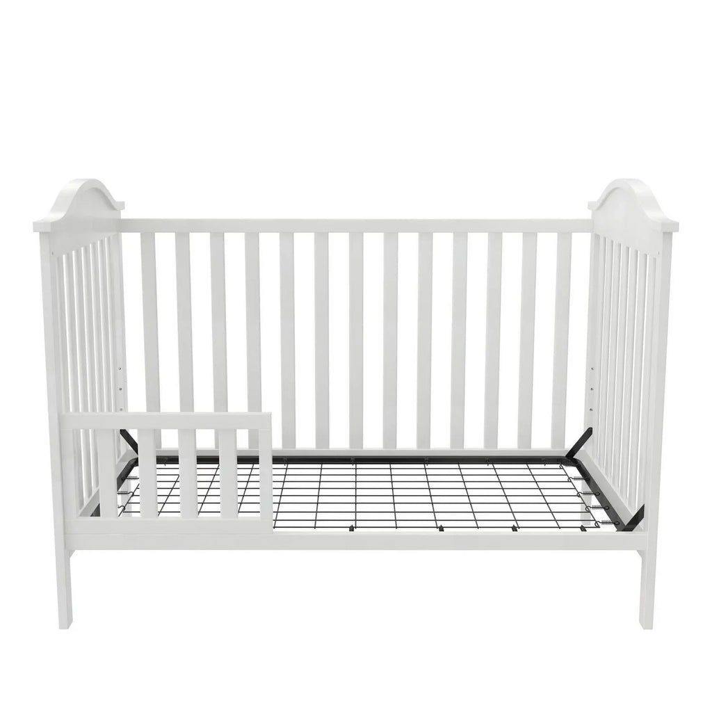 2026 NewBaby Relax Adele 3-in-1 Convertible Crib. White