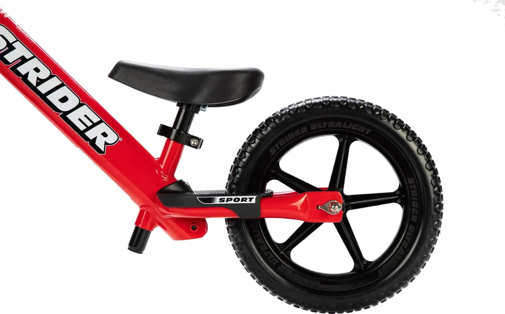 2026 NewStrider - 12 Sport Balance Bike. Ages 1 to 4 Years - Red