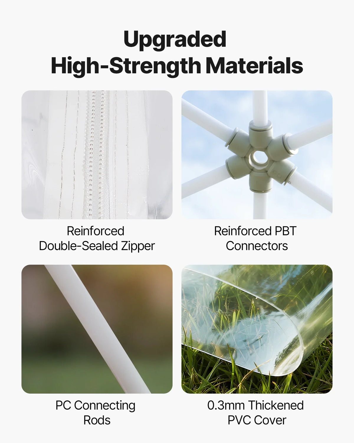 2026 NewVEVOR Garden Dome Tent, 12 x 7.2 ft Outdoor Clear Bubble Tent for 4-7 Person, Weatherproof Geodesic Dome Greenhouse with Window, PVC Igloo Tents for Backyard Patios Camping Party Wedding