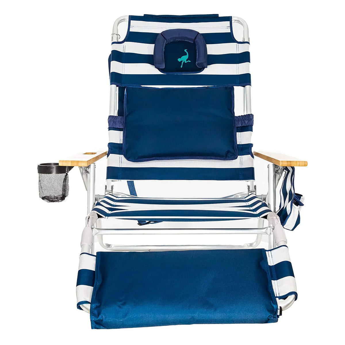2026 NewOstrich Deluxe 3N1 Lightweight Outdoor Beach Lounge Chair w/Footrest, Pink