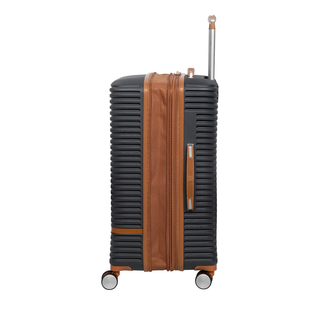 2026 Newit luggage Replicating 27" Hardside Expandable Checked Spinner Luggage, Gray