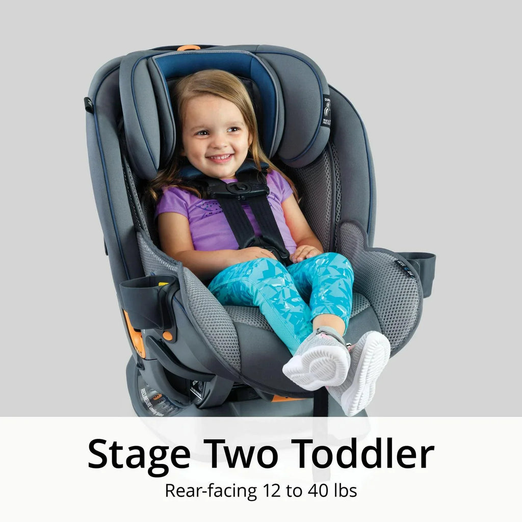 2026 NewChicco Fit4 Adapt 4-in-1 Convertible Car Seat - Vapor (Grey)