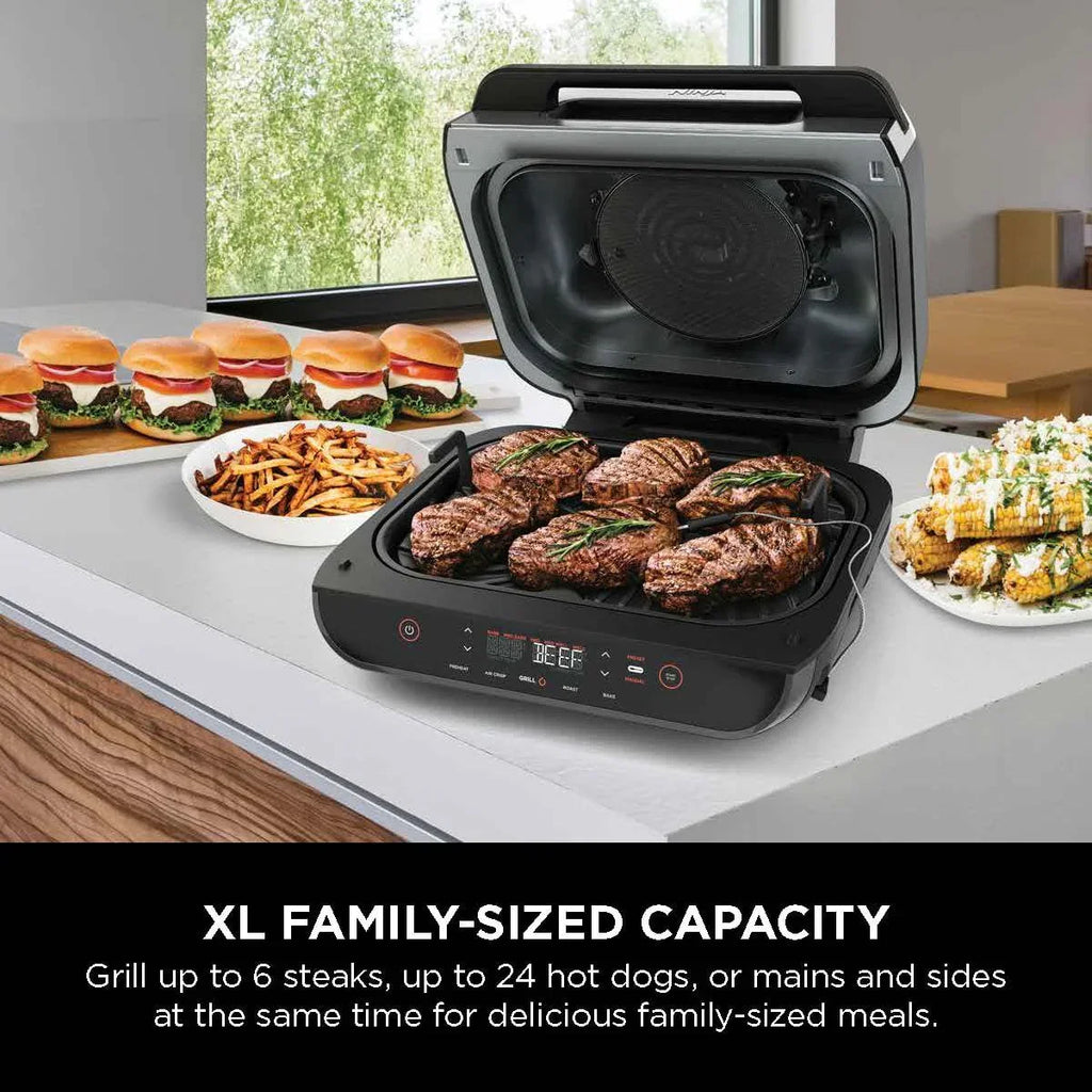 2026 NewFoodi Smart XL 4-in-1 Indoor Grill with 4-Quart Air Fryer, Roast, Bake, and Smart Cook System, FG550