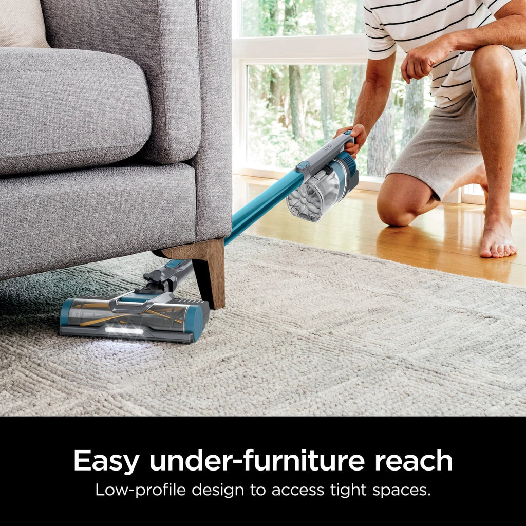 2026 NewShark Pet Pro Bagless Cordless Stick Vacuum, Carpets and Hardfloors, Powerfins Brushroll, No Hair Wrap, Up to 40 Min Runtime, XL Dust Cup, IZ240 Teal