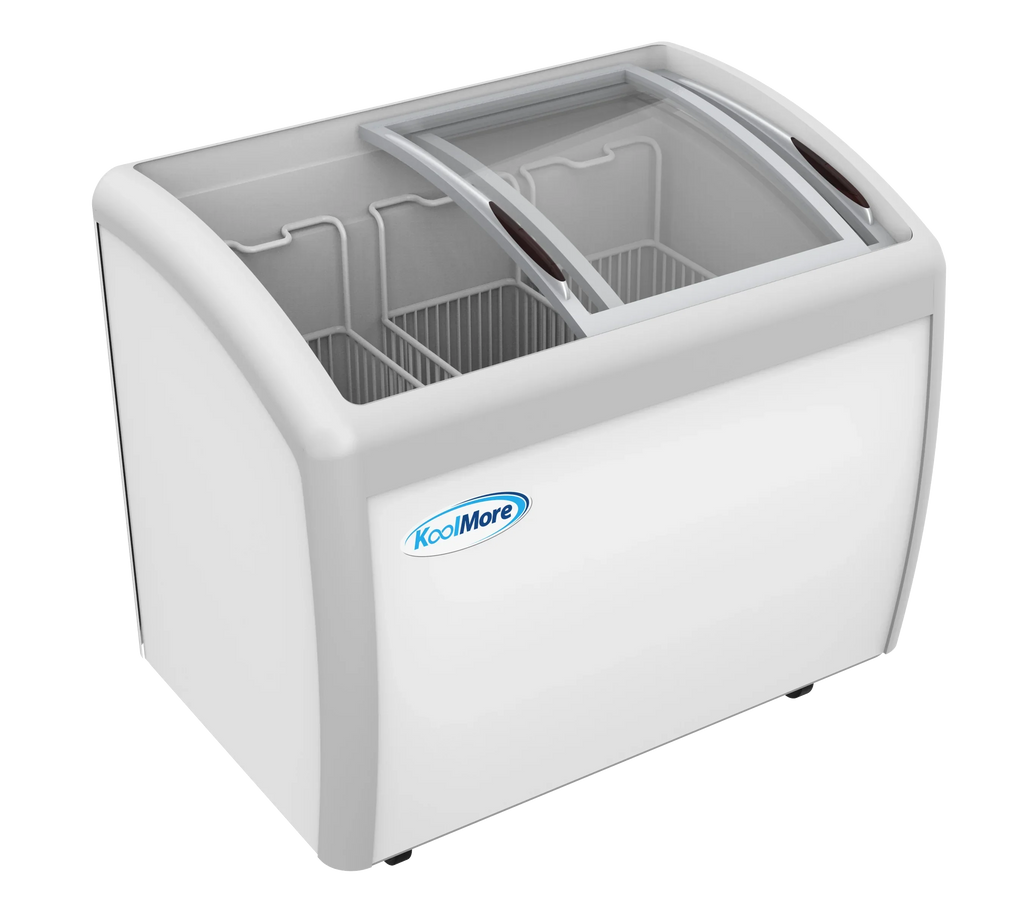 2026 NewKoolMore 40 in. Display Ice Cream Freezer - 9 Cu. ft.