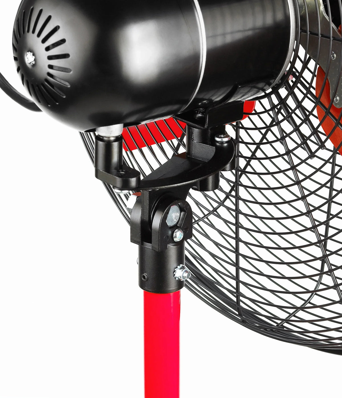 2026 NewHyper Tough 20" 3-Speed Commercial & Industrial High Velocity Oscillating Red & Black Pedestal Fan