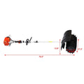2026 NewHand Held Power Broom Sweeper Snow Sweeper GASOLINE Walk Behind Power Shovel Snow Cleaner Outdoor Walk Behind Sweeper, for Dirt Grass Leaves Lawn Debris Artificial Turf & Light Snow Cleaning