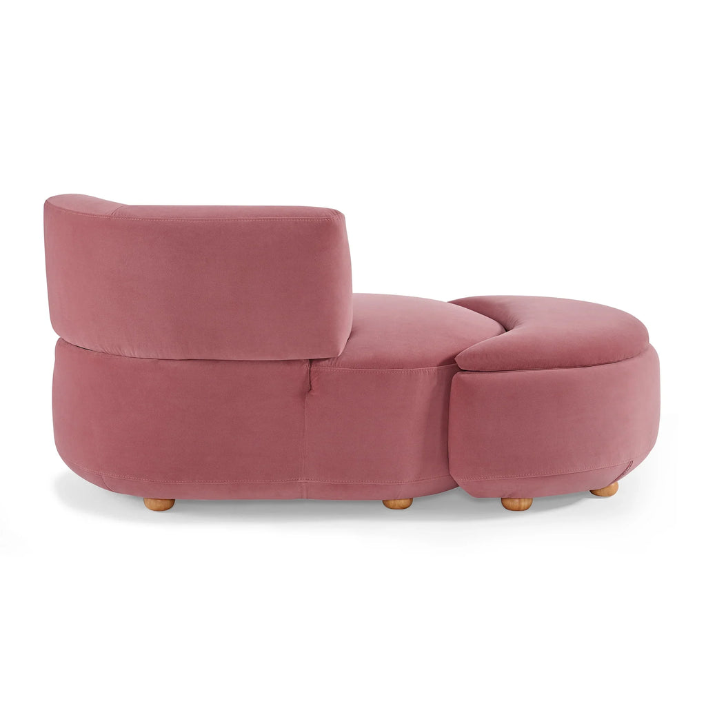 2026 NewBetter Homes & Gardens Juliet Modern Boucle Chaise & Storage Ottoman, Pearl