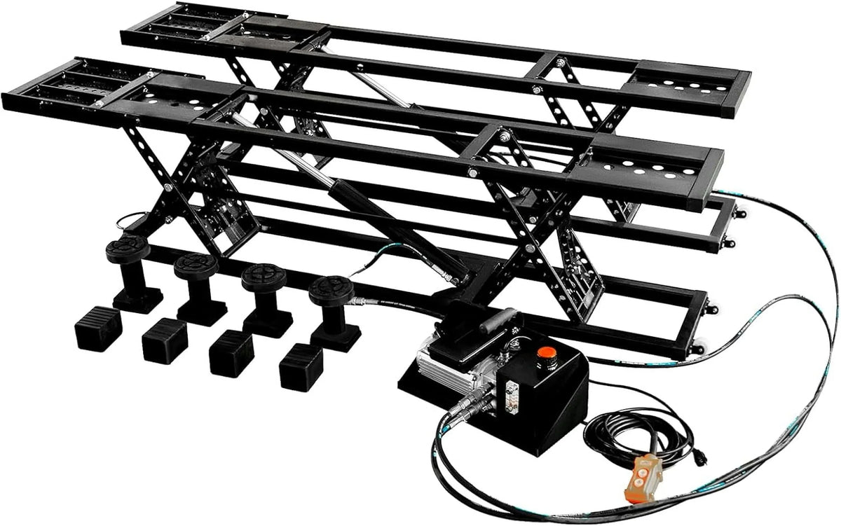 2026 NewJocisland Portable Car Lift, Capable of Lifting 5000 LBS Quick Jack with a Maximum Height of 26", Car Lifts for Shop and Home Garage, Black