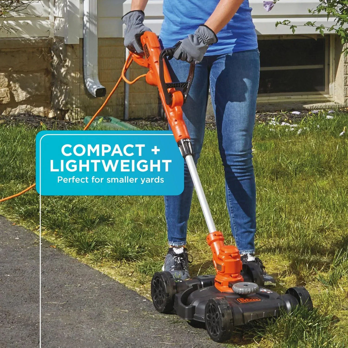 2026 NewBLACK+DECKER 3-In-1 Electric Walk-Behind Mower, Trimmer, Edger, (BESTA512CM)