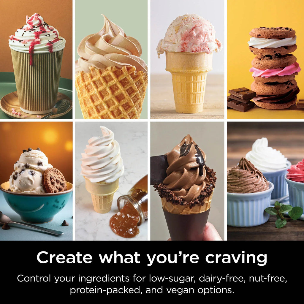 2026 NewNinja Swirl by CREAMi Soft Serve and Ice Cream Maker, 13 One-Touch Programs, NC701