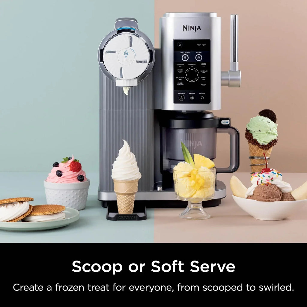 2026 NewRestored Ninja CREAMi Swirl 13-in-1 Soft Serve Ice Cream Machine - Factory (Refurbished)