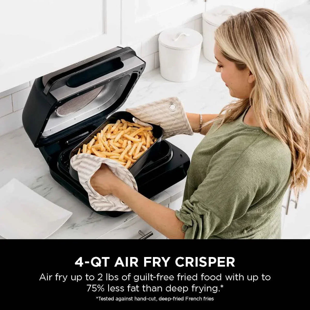 2026 NewFoodi Smart XL 4-in-1 Indoor Grill with 4-Quart Air Fryer, Roast, Bake, and Smart Cook System, FG550